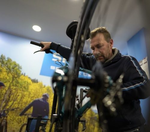 Trabajando en el taller